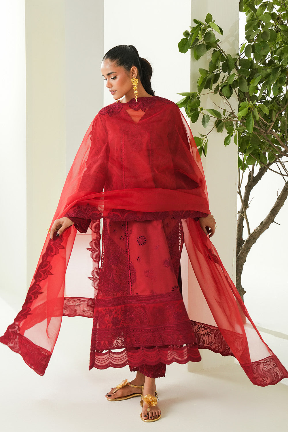 Maryum N Maria | Soiree Lawn | Zinnia by Maryum N Maria - Designer Dress - Type: Ladies Clothes - Available at Libayah - 100% Original