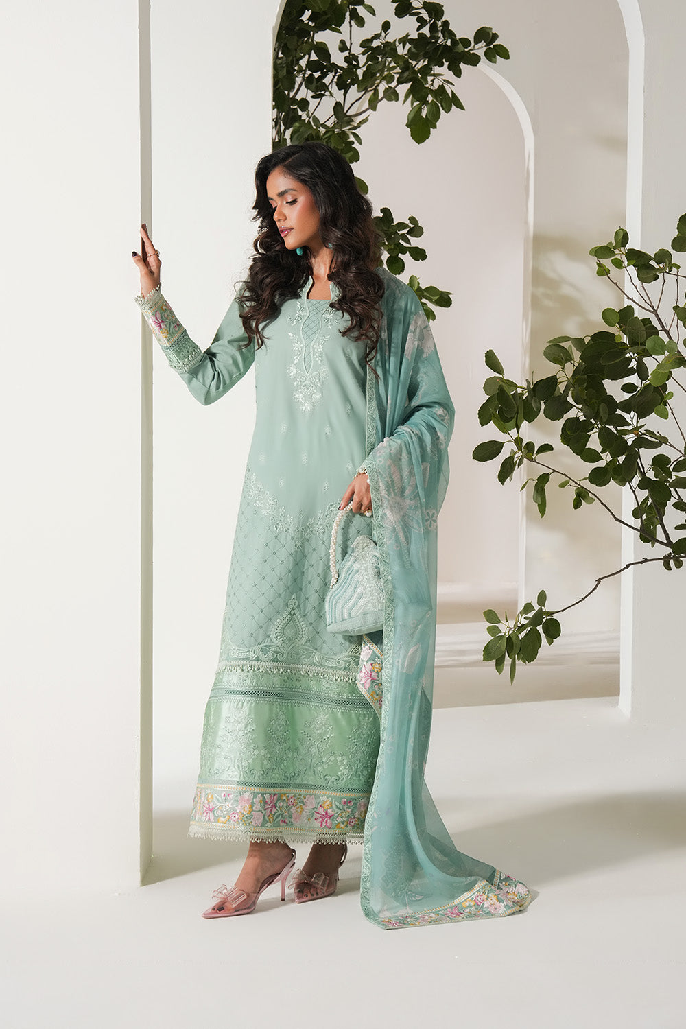 Maryum N Maria | Soiree Lawn | Spring Dew by Maryam N Maria - Designer Dress - Type: Ladies Clothes - Available at Libayah - 100% Original