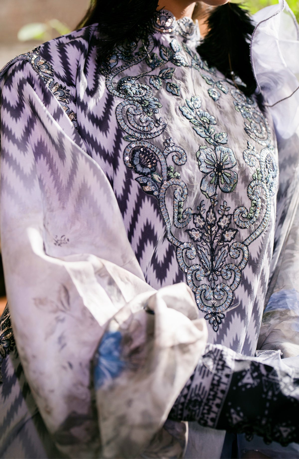 Maryum N Maria | Luxury Lawn 24 | Sara by Maryum N Maria - Designer Dress - Type: Ladies Clothes - Available at Libayah - 100% Original