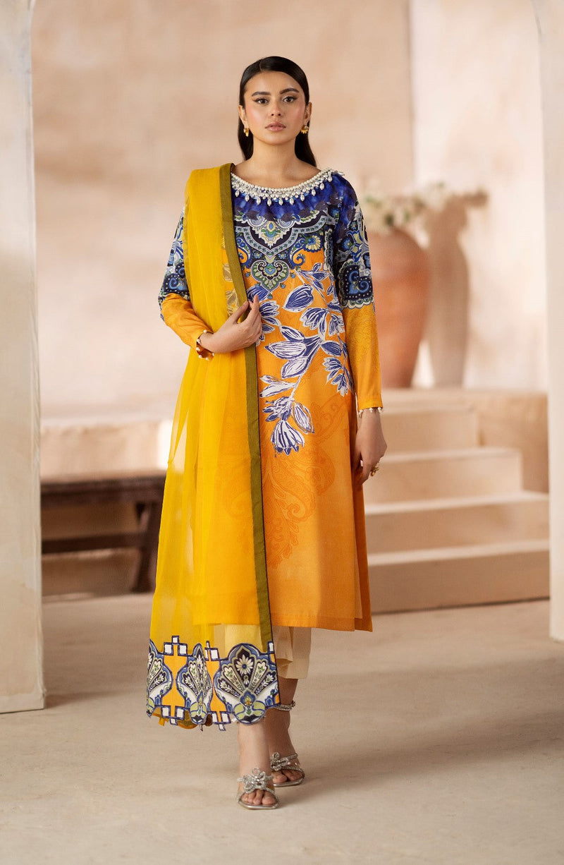 Maryum N Maria | Zeil Winter | RIYA - MS40099 by Maryam N Maria - Designer Dress - Type: Ladies Clothes - Available at Libayah - 100% Original