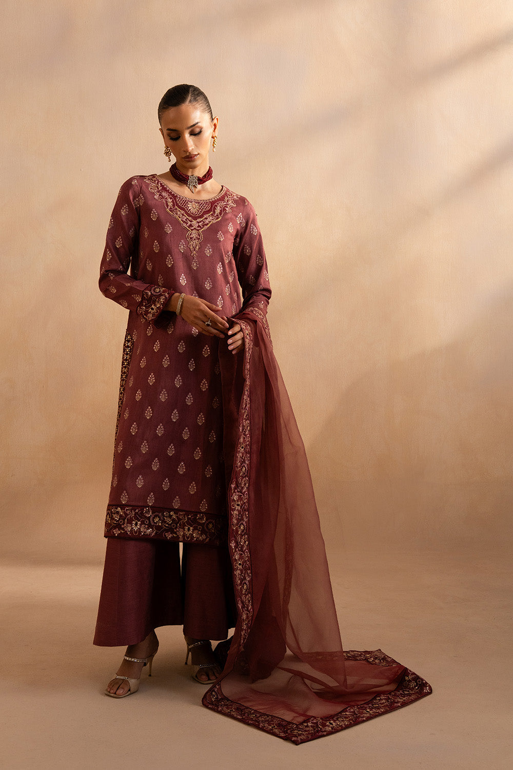 Maryum N Maria | Dhahab 25 | AMBROSE - MS50256 by Maryam N Maria - Designer Dress - Type: Ladies Clothes - Available at Libayah - 100% Original