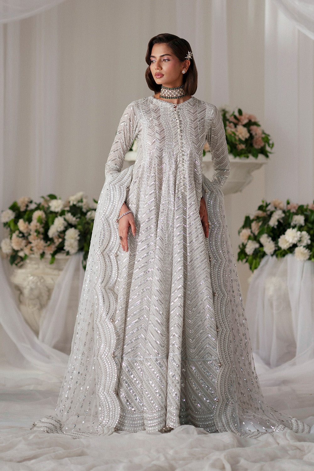Maryum N Maria | Musawir Formals | OSHA - MS50386 by Maryum N Maria - Designer Dress  - Type : Ladies Clothes - Available at Libayah - 100% Original 