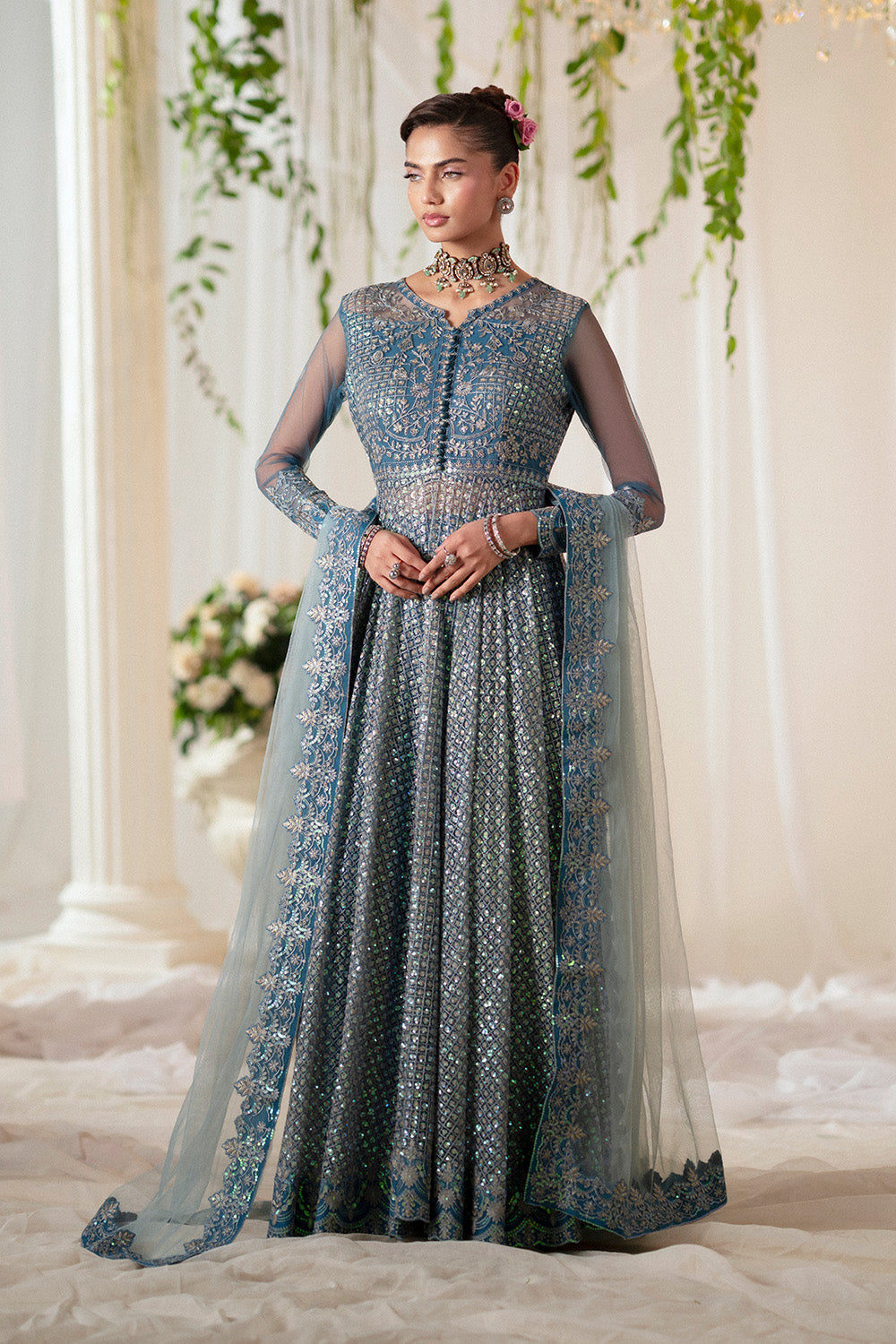 Maryum N Maria | Musawir Formals | HALAA - MS50390 by Maryum N Maria - Designer Dress  - Type : Ladies Clothes - Available at Libayah - 100% Original 