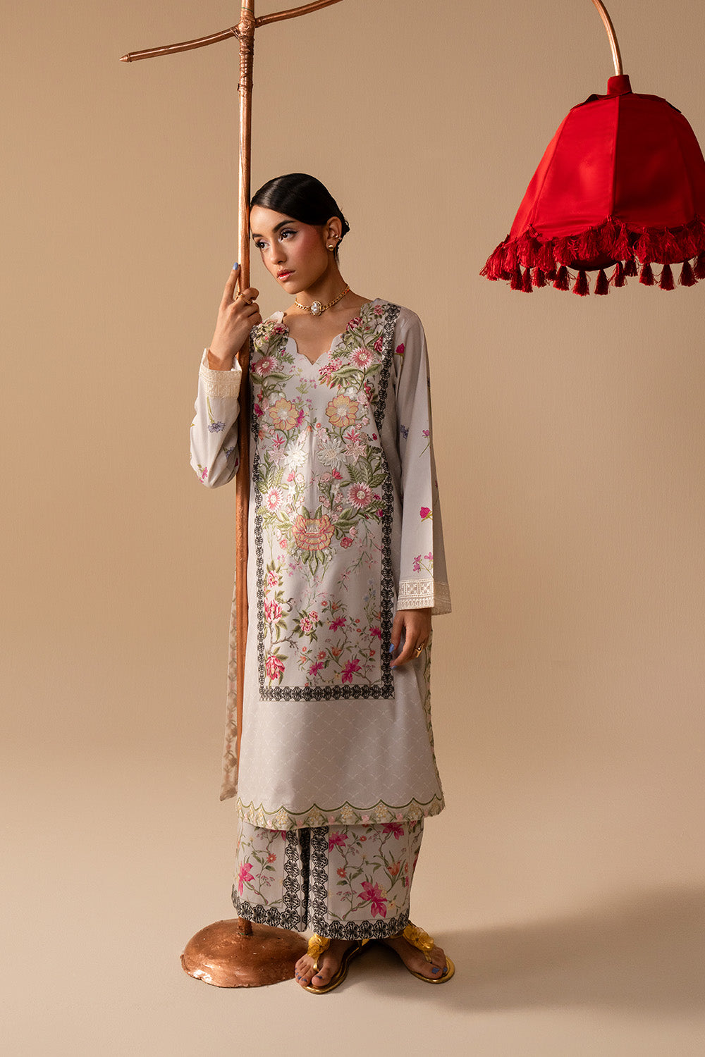 Maryum N Maria | Floren Lawn | DAISY by Maryum N Maria - Designer Dress - Type: Ladies Clothes - Available at Libayah - 100% Original