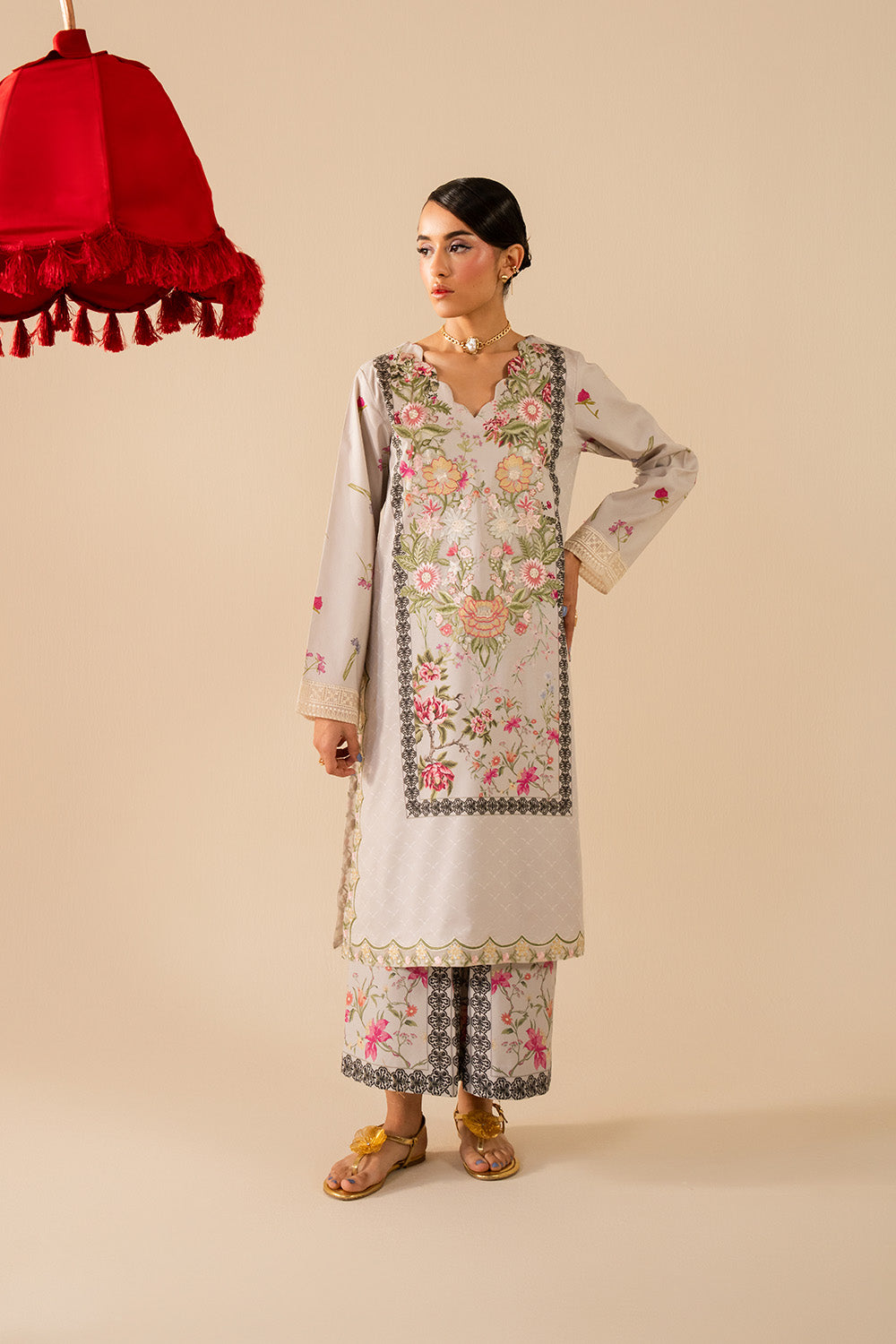 Maryum N Maria | Floren Lawn | DAISY by Maryum N Maria - Designer Dress - Type: Ladies Clothes - Available at Libayah - 100% Original