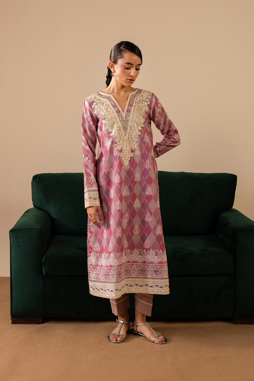 Maryum N Maria | Floren Lawn | LUNA by Maryum N Maria - Designer Dress - Type: Ladies Clothes - Available at Libayah - 100% Original