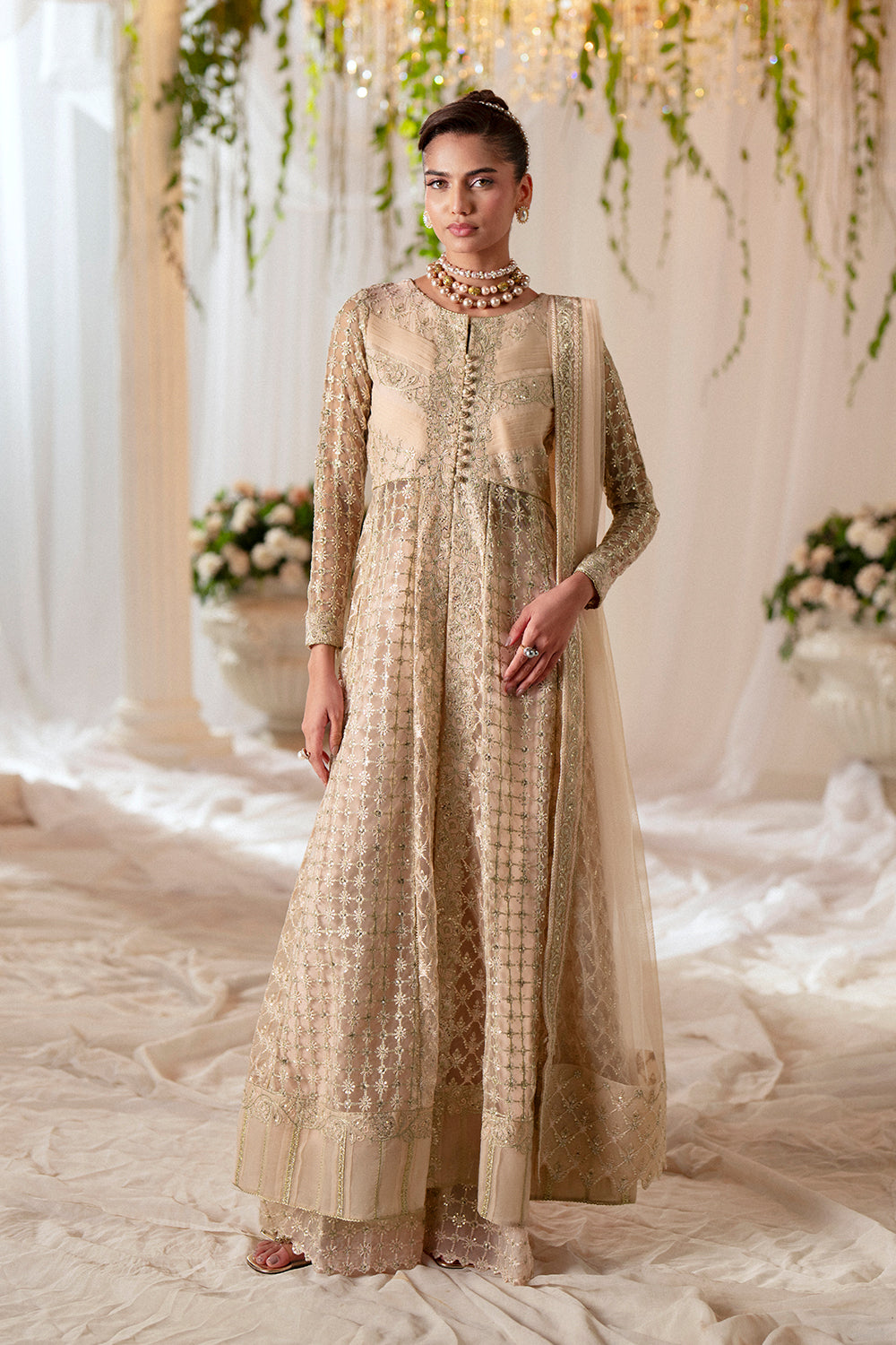 Maryum N Maria | Musawir Formals | LAADO - MS50391 by Maryum N Maria - Designer Dress  - Type : Ladies Clothes - Available at Libayah - 100% Original 