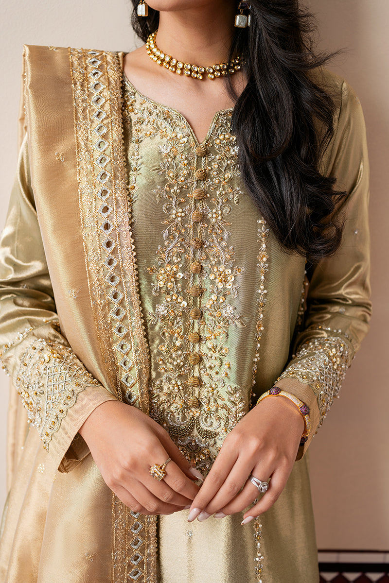 Mushq | Sunehri Lama Silk | Soraya by Mushq - Designer Dress  - Type : Ladies Clothes - Available at Libayah - 100% Original 