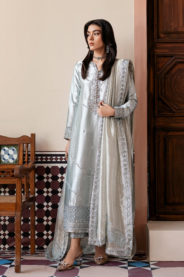 Mushq | Sunehri Lama Silk | Sitareh by Mushq - Designer Dress  - Type : Ladies Clothes - Available at Libayah - 100% Original 