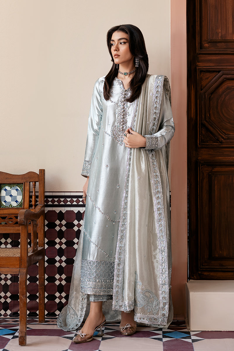 Mushq | Sunehri Lama Silk | Sitareh by Mushq - Designer Dress  - Type : Ladies Clothes - Available at Libayah - 100% Original 
