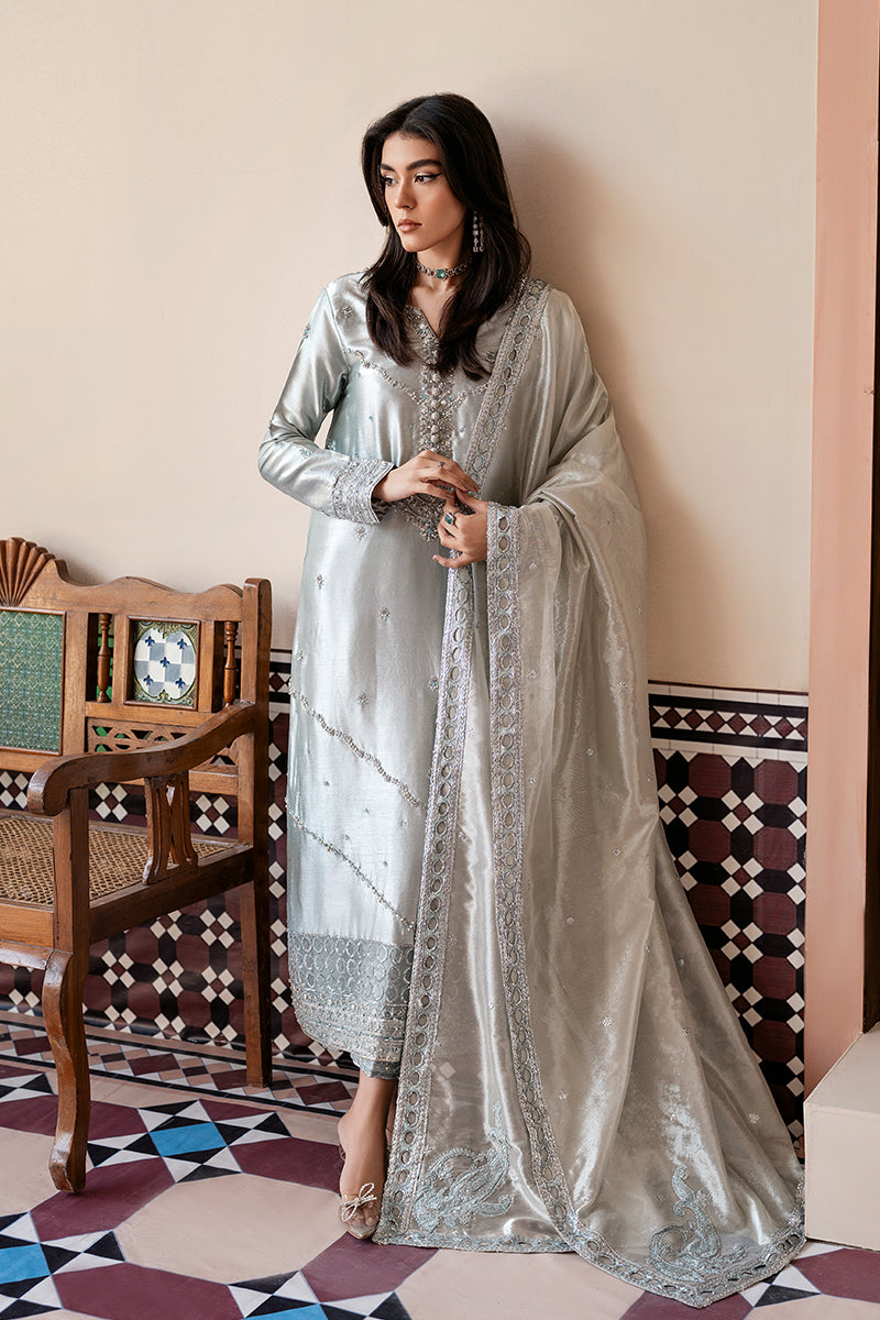 Mushq | Sunehri Lama Silk | Sitareh by Mushq - Designer Dress  - Type : Ladies Clothes - Available at Libayah - 100% Original 
