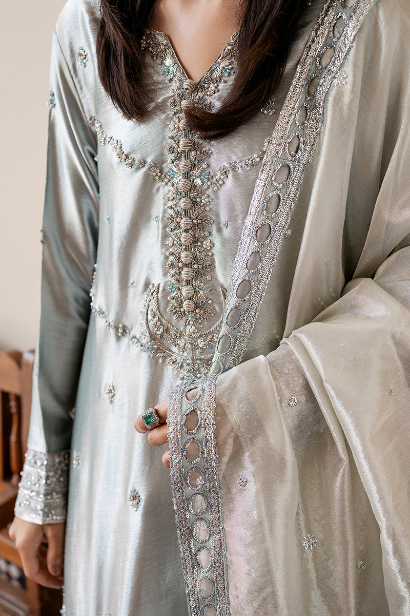 Mushq | Sunehri Lama Silk | Sitareh by Mushq - Designer Dress  - Type : Ladies Clothes - Available at Libayah - 100% Original 