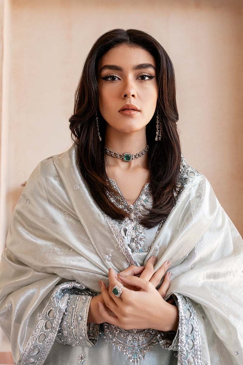 Mushq | Sunehri Lama Silk | Sitareh by Mushq - Designer Dress  - Type : Ladies Clothes - Available at Libayah - 100% Original 