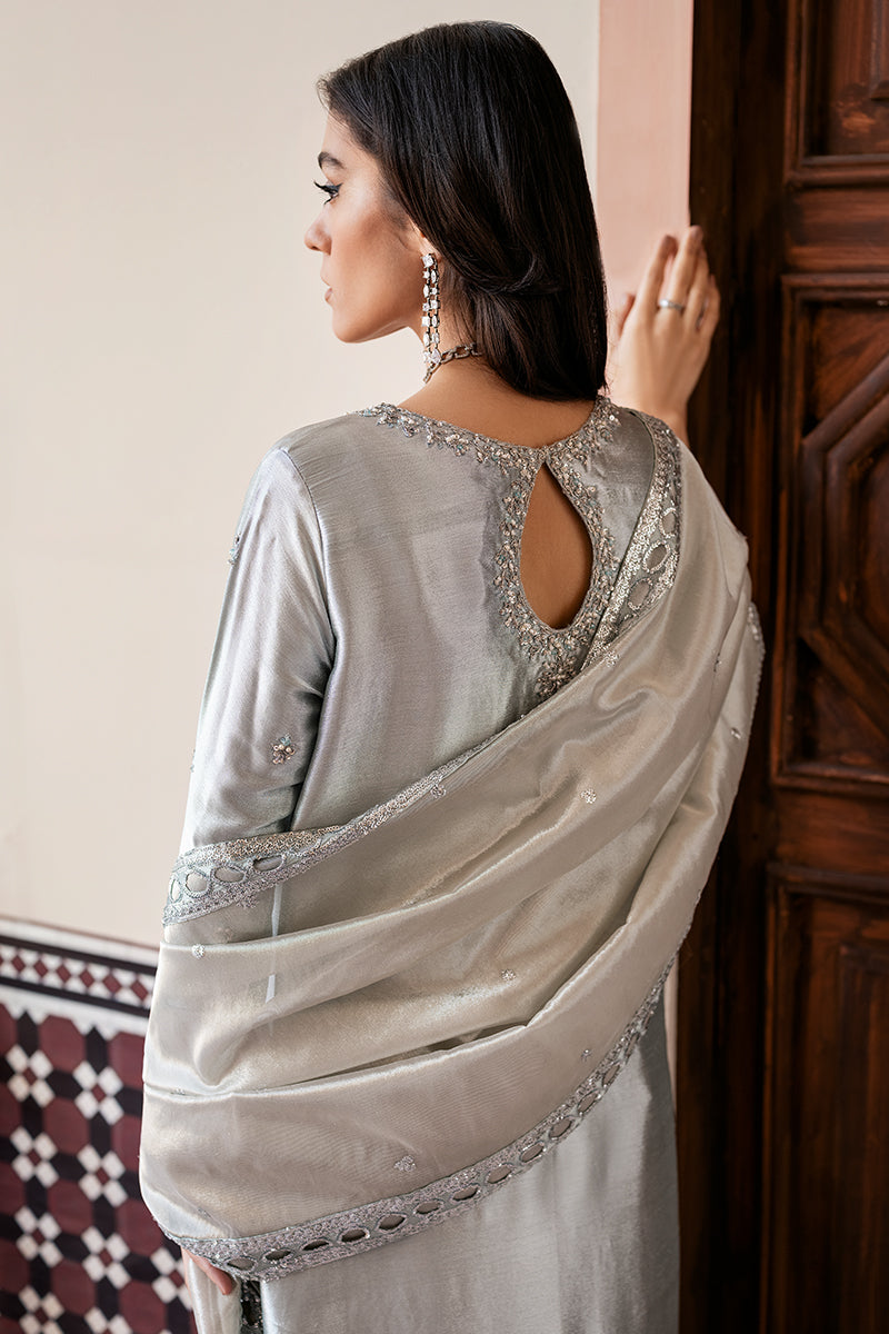 Mushq | Sunehri Lama Silk | Sitareh by Mushq - Designer Dress  - Type : Ladies Clothes - Available at Libayah - 100% Original 