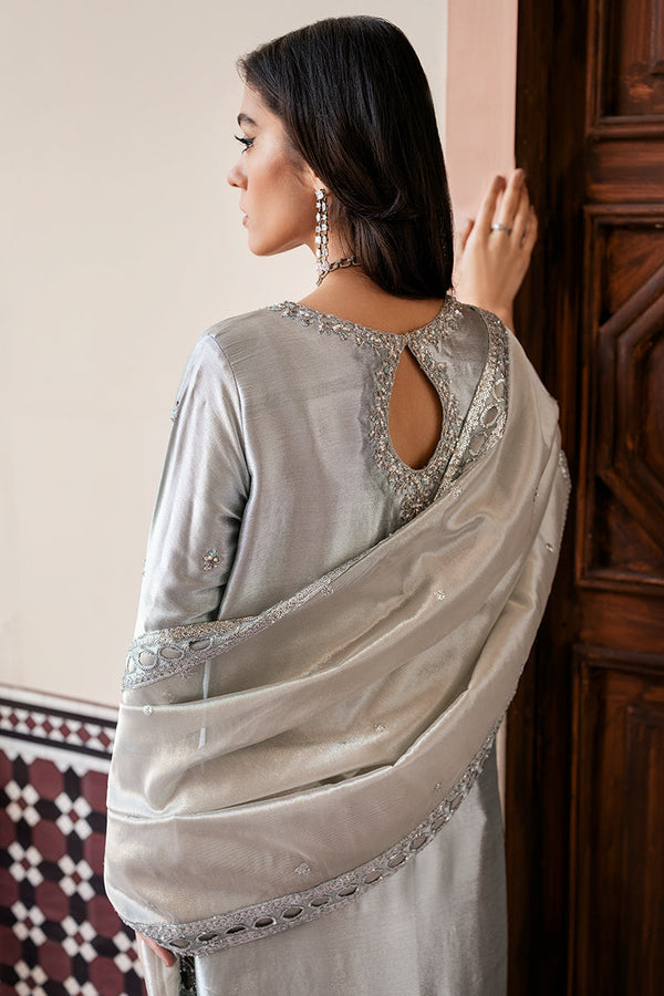 Mushq | Sunehri Lama Silk | Sitareh by Mushq - Designer Dress  - Type : Ladies Clothes - Available at Libayah - 100% Original 