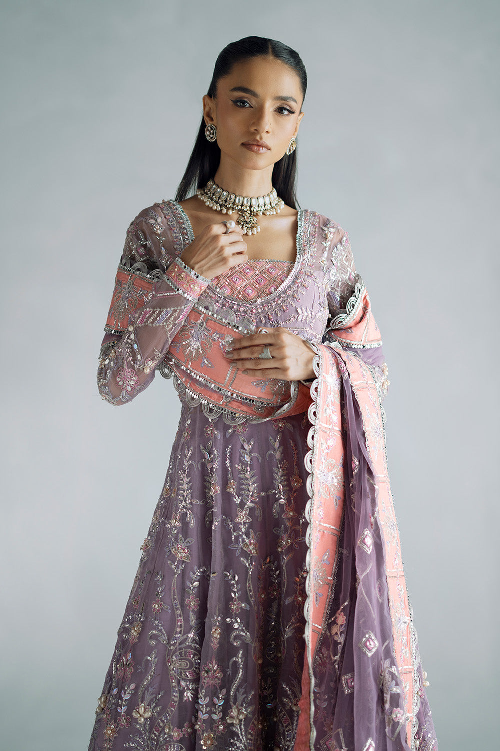 Maryum N Maria | Serene Wedding Dresses | AADUMAYIL - MSS5849 by Maryam N Maria - Designer Dress  - Type : Ladies Clothes - Available at Libayah - 100% Original 