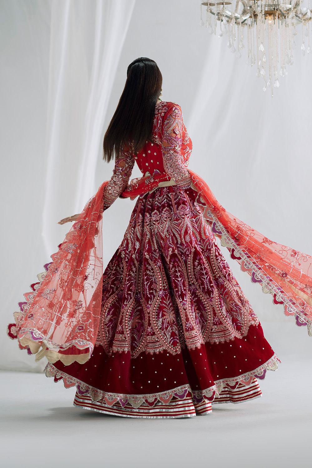 Maryum N Maria | Serene Wedding Dresses | AAMANI - MSS5850 by Maryum N Maria - Designer Dress  - Type : Ladies Clothes - Available at Libayah - 100% Original 