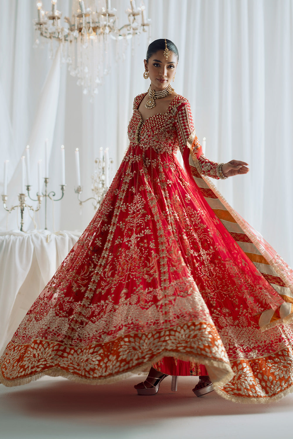 Maryum N Maria | Serene Wedding Dresses | AARADHANA - MSS5851 by Maryum N Maria - Designer Dress  - Type : Ladies Clothes - Available at Libayah - 100% Original 