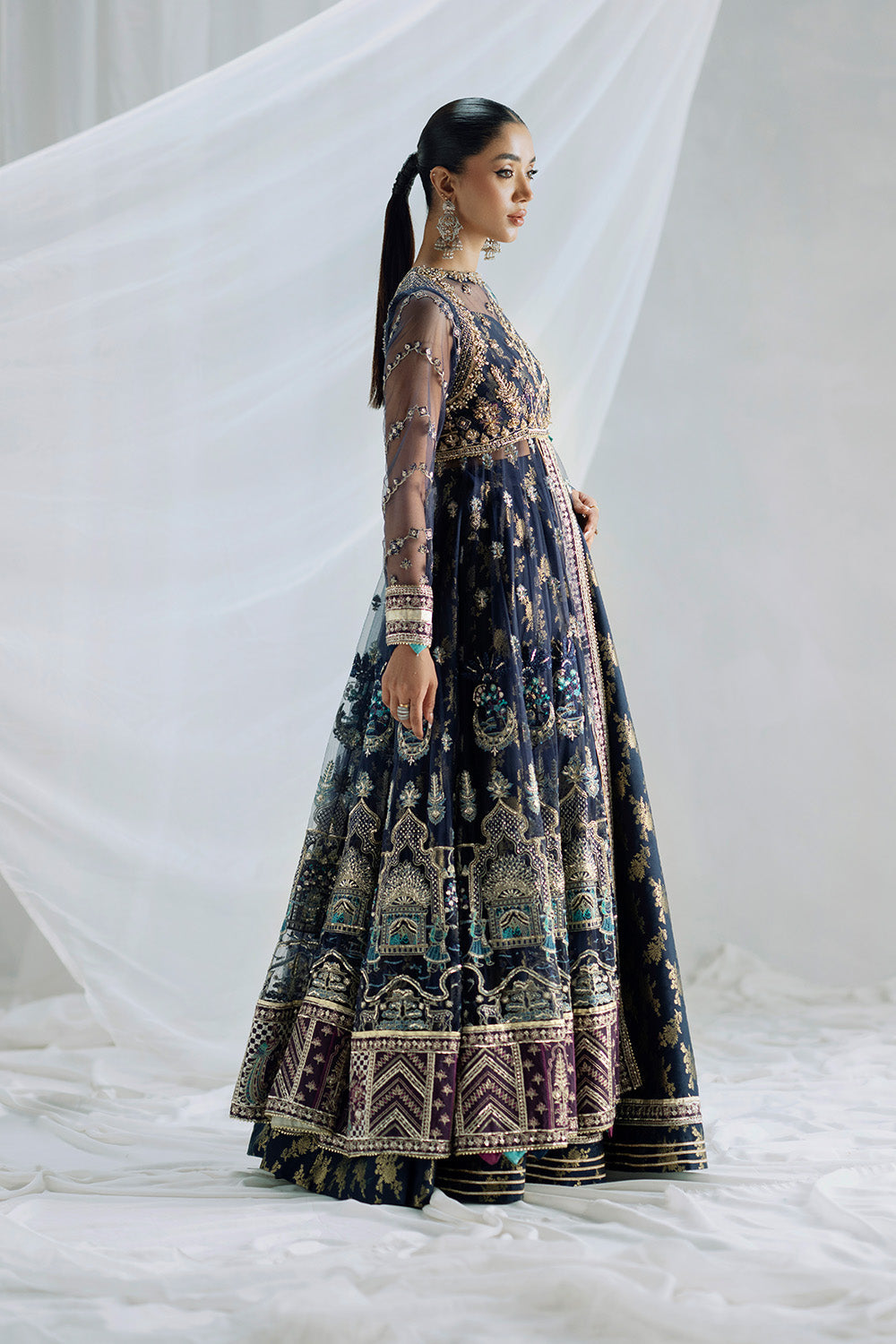 Maryum N Maria | Serene Wedding Dresses | AARUTHIRA - MSS5854 by Maryum N Maria - Designer Dress  - Type : Ladies Clothes - Available at Libayah - 100% Original 
