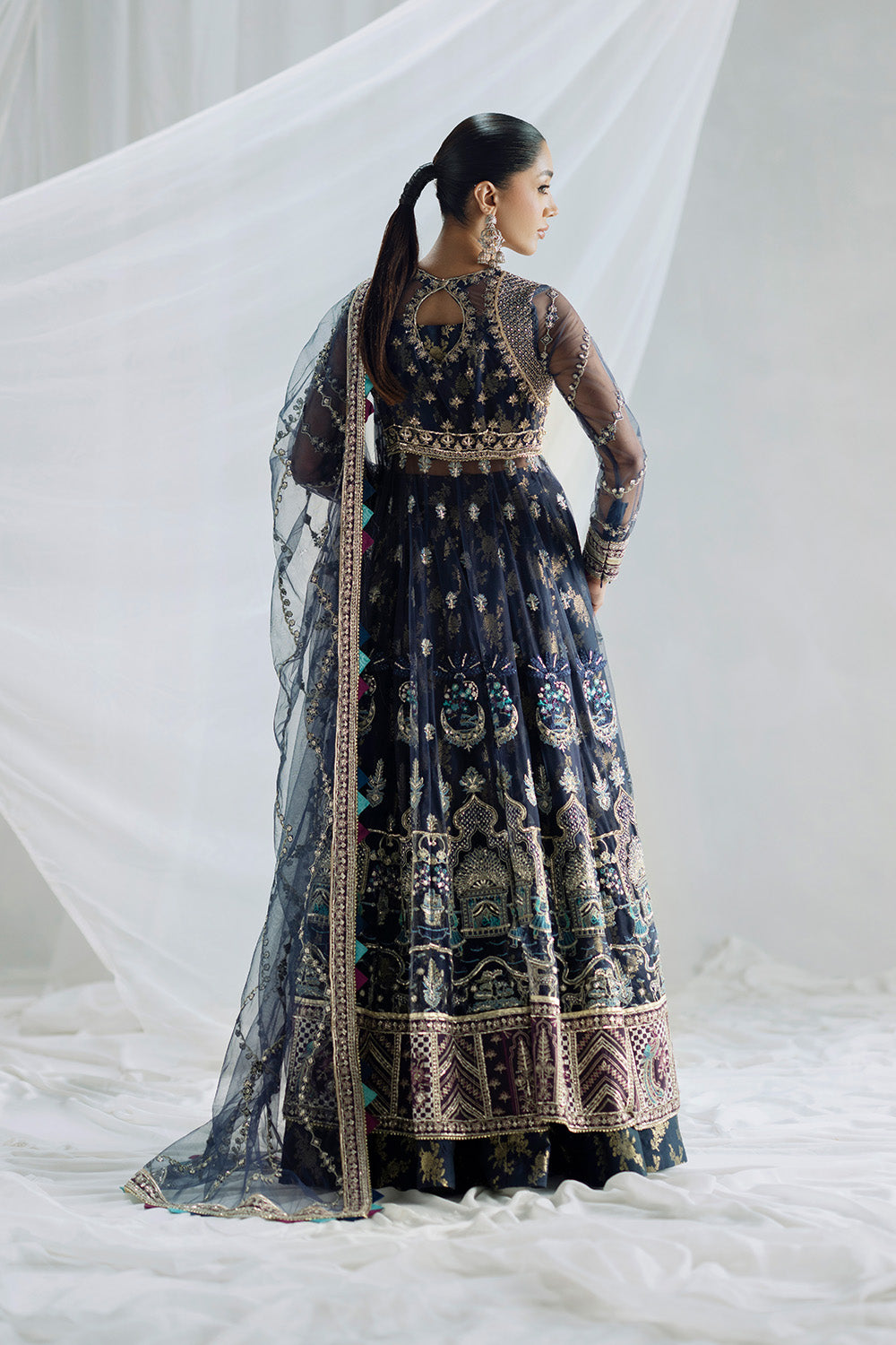 Maryum N Maria | Serene Wedding Dresses | AARUTHIRA - MSS5854 by Maryum N Maria - Designer Dress  - Type : Ladies Clothes - Available at Libayah - 100% Original 