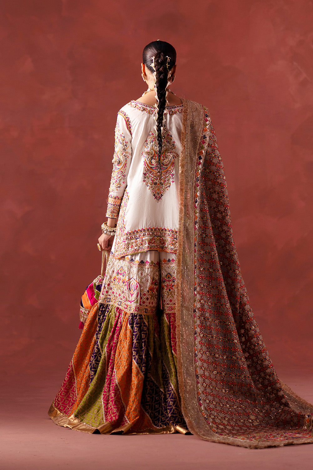 Maryum N Maria | Luxury Silk | MEHNDI NIGHT - MSS5895 by Maryum N Maria - Designer Dress  - Type : Ladies Clothes - Available at Libayah - 100% Original 