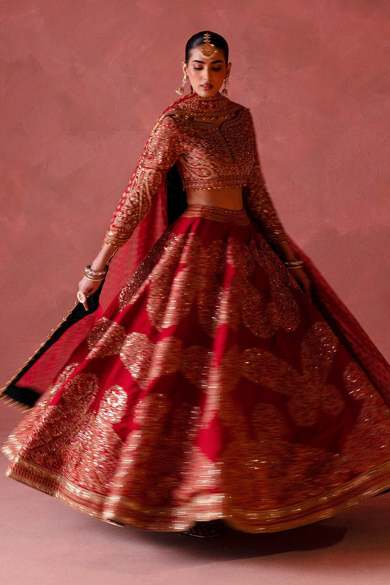 Maryum N Maria | Luxury Silk | BARAAT DAY - MSS5896 by Maryum N Maria - Designer Dress  - Type : Ladies Clothes - Available at Libayah - 100% Original 