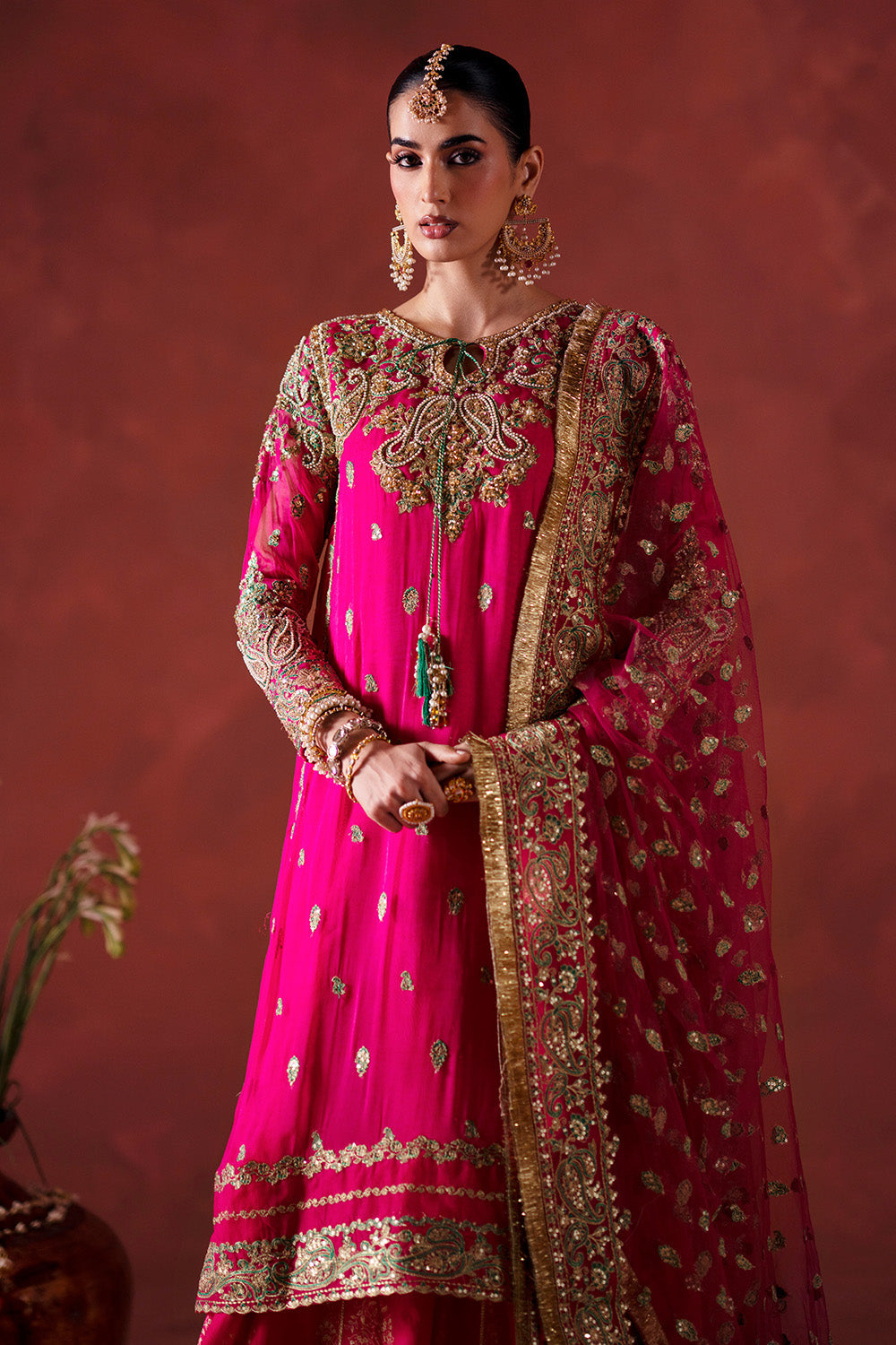 Maryum N Maria | Luxury Silk | DHOOLAK - MSS5898 by Maryum N Maria - Designer Dress  - Type : Ladies Clothes - Available at Libayah - 100% Original 