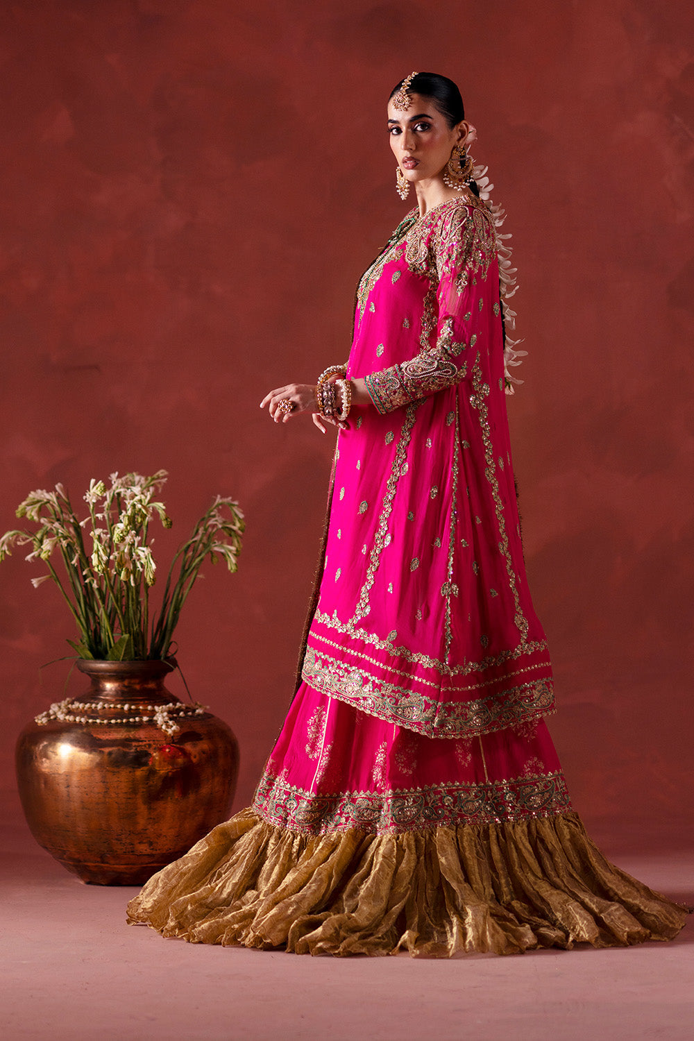 Maryum N Maria | Luxury Silk | DHOOLAK - MSS5898 by Maryum N Maria - Designer Dress  - Type : Ladies Clothes - Available at Libayah - 100% Original 