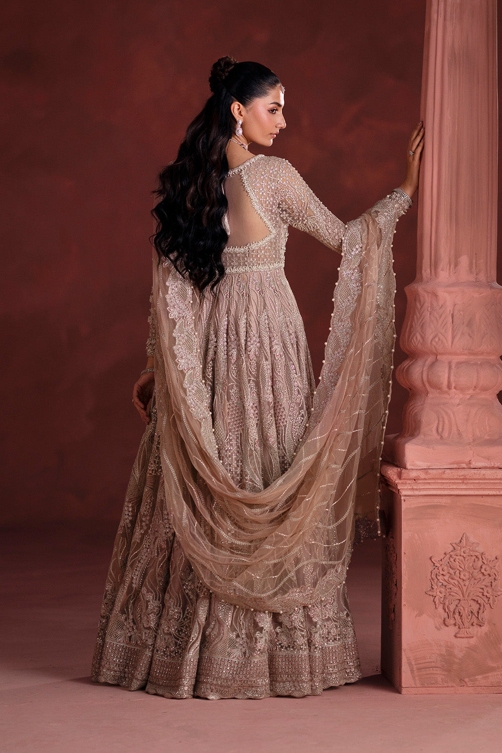 Maryum N Maria | Luxury Silk | WALIMA PARTY - MSS5899 by Maryum N Maria - Designer Dress  - Type : Ladies Clothes - Available at Libayah - 100% Original 