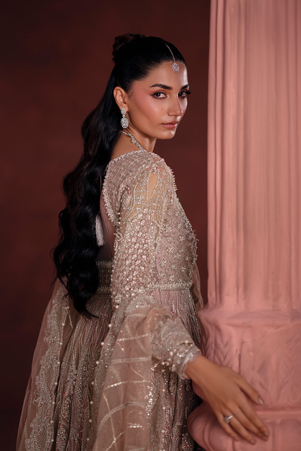 Maryum N Maria | Luxury Silk | WALIMA PARTY - MSS5899 by Maryum N Maria - Designer Dress  - Type : Ladies Clothes - Available at Libayah - 100% Original 