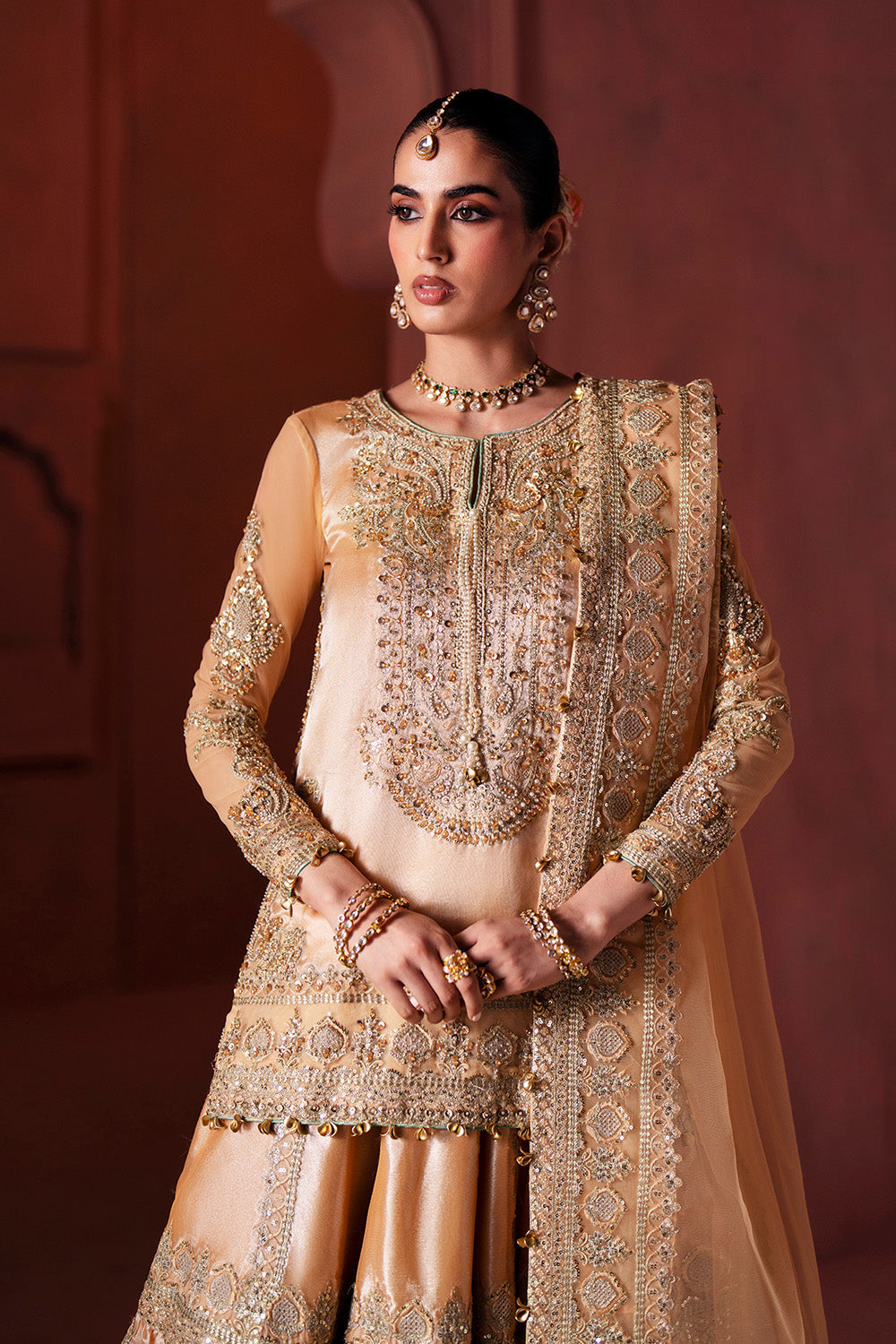 Maryum N Maria | Luxury Silk | NIKKAH RITUAL - MSS5901 by Maryum N Maria - Designer Dress  - Type : Ladies Clothes - Available at Libayah - 100% Original 