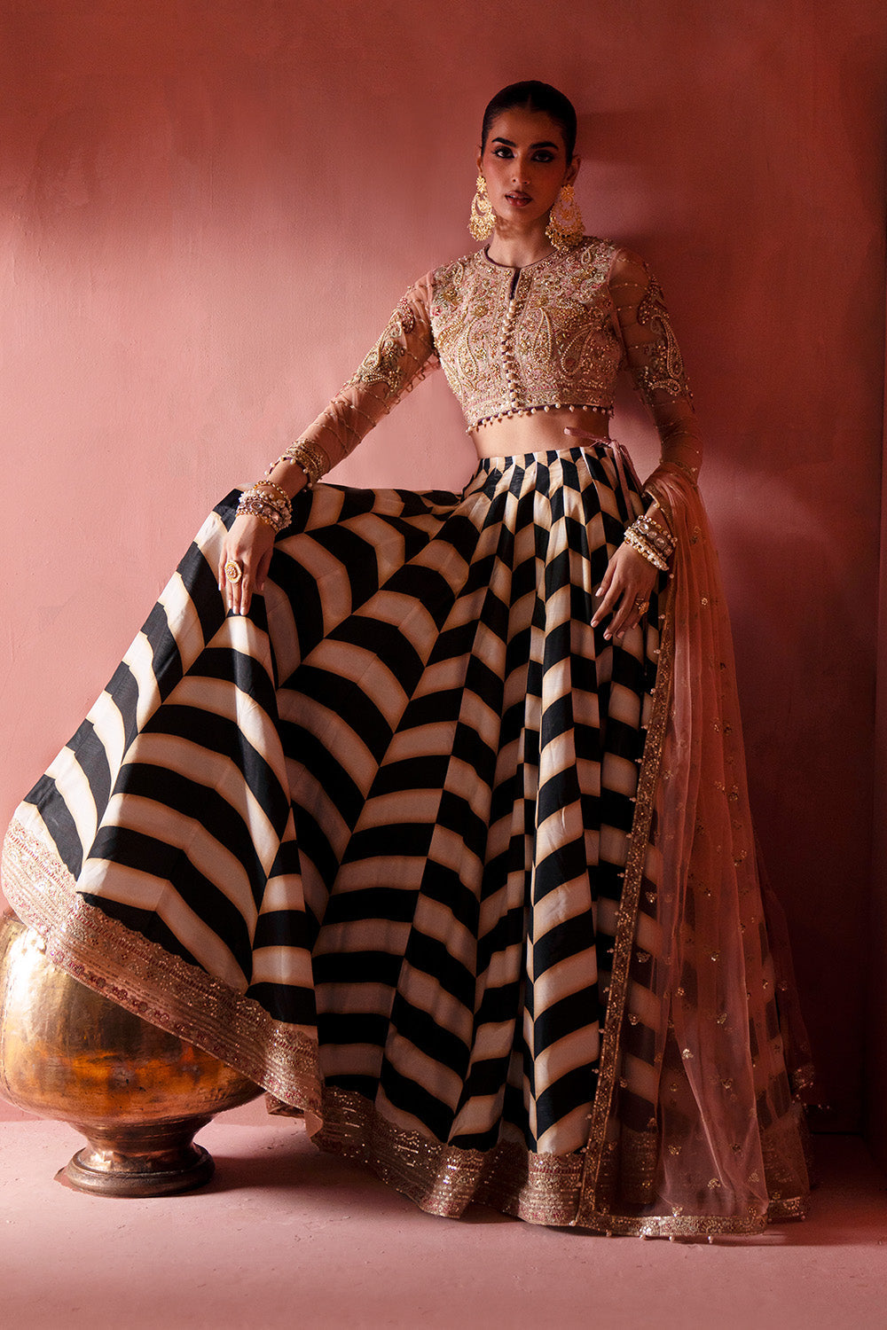 Maryum N Maria | Luxury Silk | QAWALI NIGHT - MSS5902 by Maryum N Maria - Designer Dress  - Type : Ladies Clothes - Available at Libayah - 100% Original 