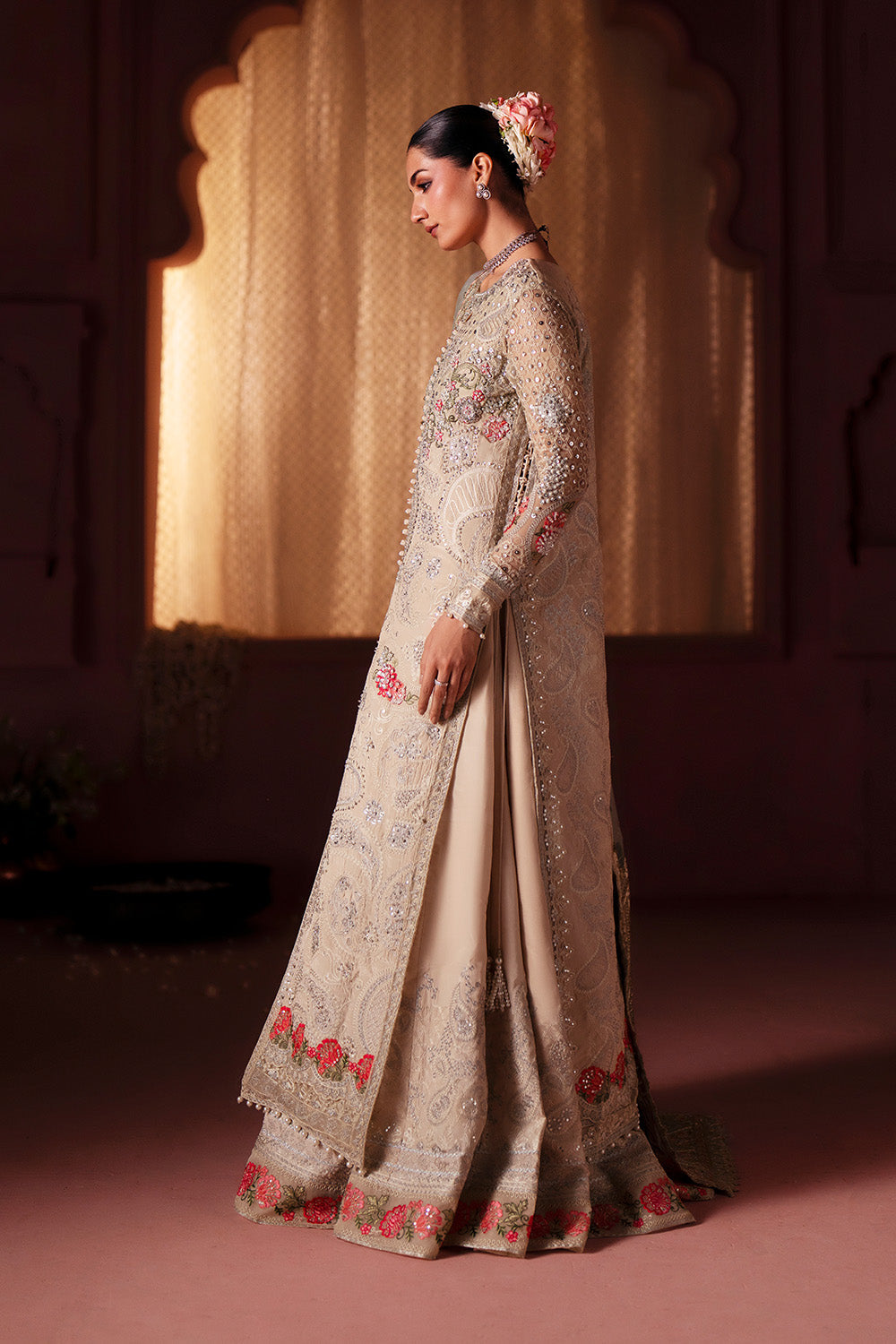Maryum N Maria | Luxury Silk | ENGAGEMENT HUES - MSS5903 by Maryum N Maria - Designer Dress  - Type : Ladies Clothes - Available at Libayah - 100% Original 