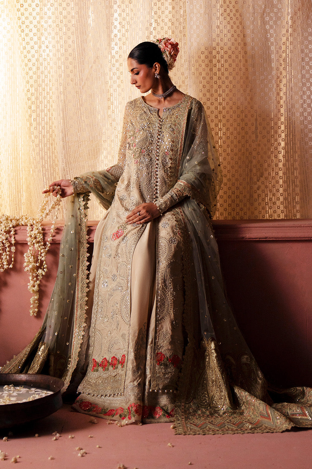 Maryum N Maria | Luxury Silk | ENGAGEMENT HUES - MSS5903 by Maryum N Maria - Designer Dress  - Type : Ladies Clothes - Available at Libayah - 100% Original 