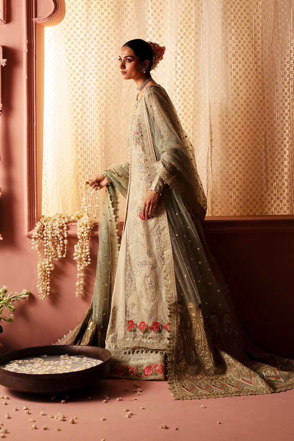 Maryum N Maria | Luxury Silk | ENGAGEMENT HUES - MSS5903 by Maryum N Maria - Designer Dress  - Type : Ladies Clothes - Available at Libayah - 100% Original 