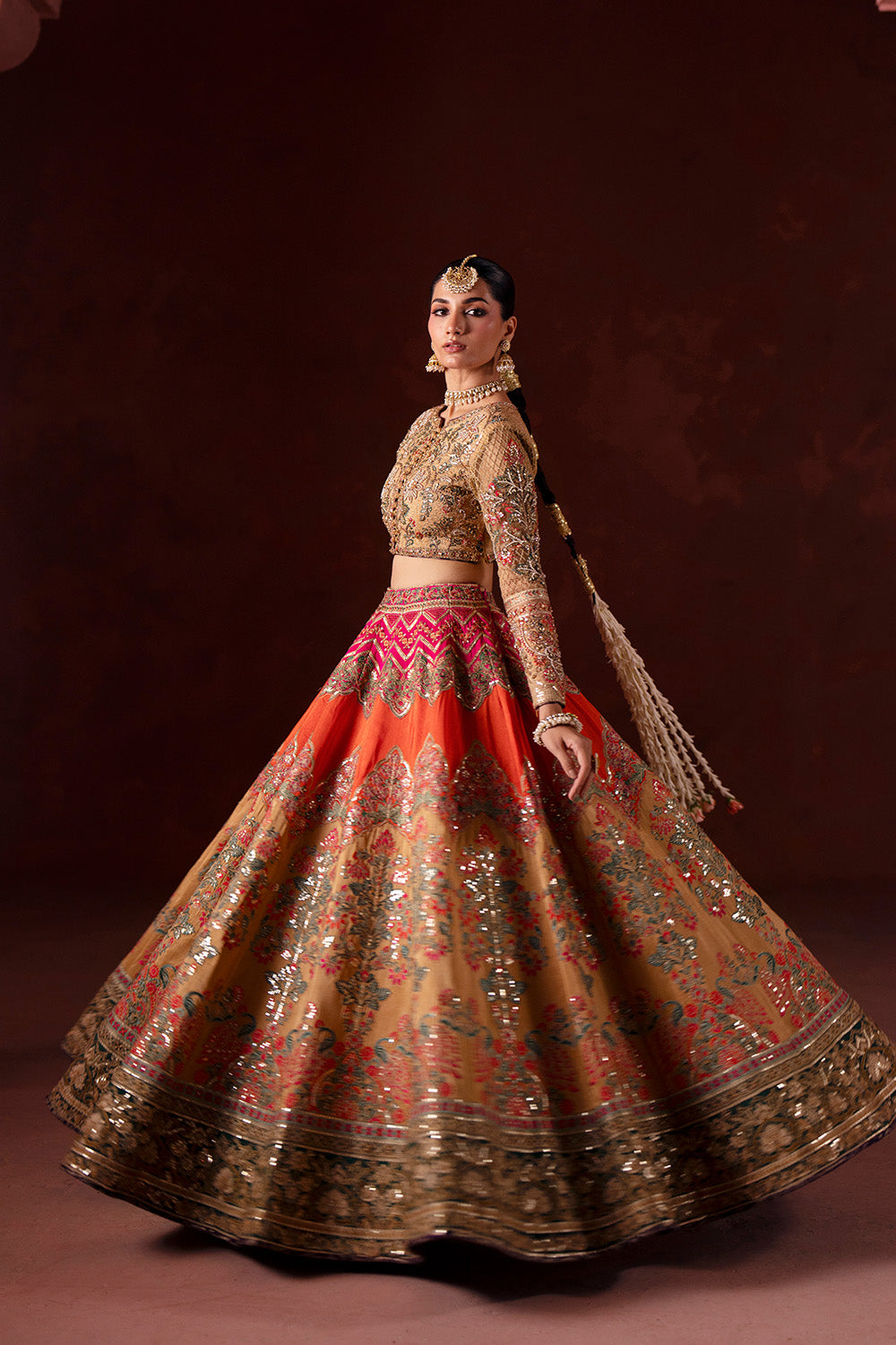 Maryum N Maria | Luxury Silk | RUNG DE BASANTI - MSS5904 by Maryum N Maria - Designer Dress  - Type : Ladies Clothes - Available at Libayah - 100% Original 
