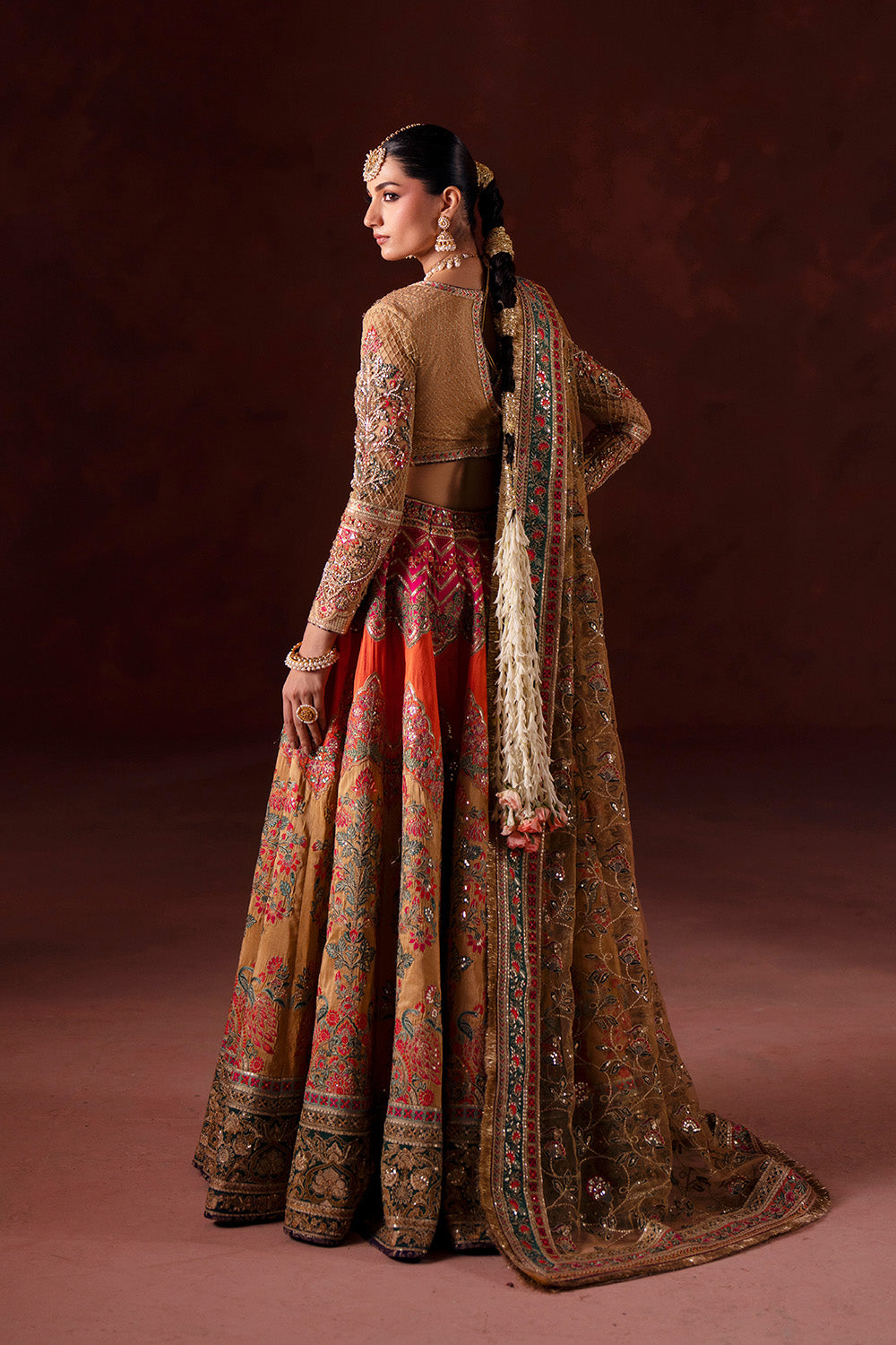 Maryum N Maria | Luxury Silk | RUNG DE BASANTI - MSS5904 by Maryum N Maria - Designer Dress  - Type : Ladies Clothes - Available at Libayah - 100% Original 