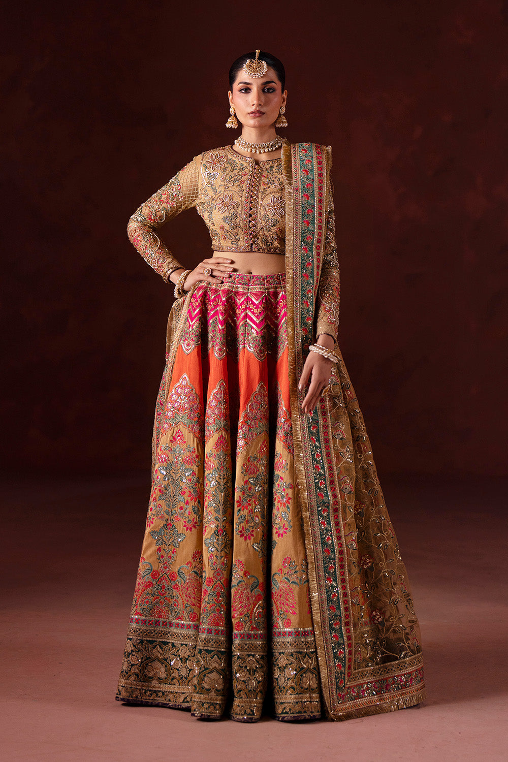 Maryum N Maria | Luxury Silk | RUNG DE BASANTI - MSS5904 by Maryum N Maria - Designer Dress  - Type : Ladies Clothes - Available at Libayah - 100% Original 
