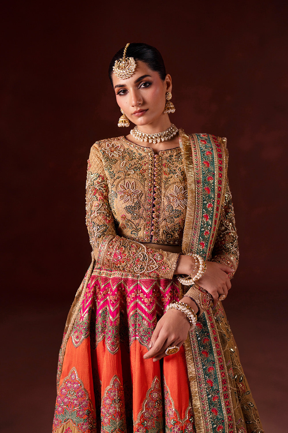 Maryum N Maria | Luxury Silk | RUNG DE BASANTI - MSS5904 by Maryum N Maria - Designer Dress  - Type : Ladies Clothes - Available at Libayah - 100% Original 
