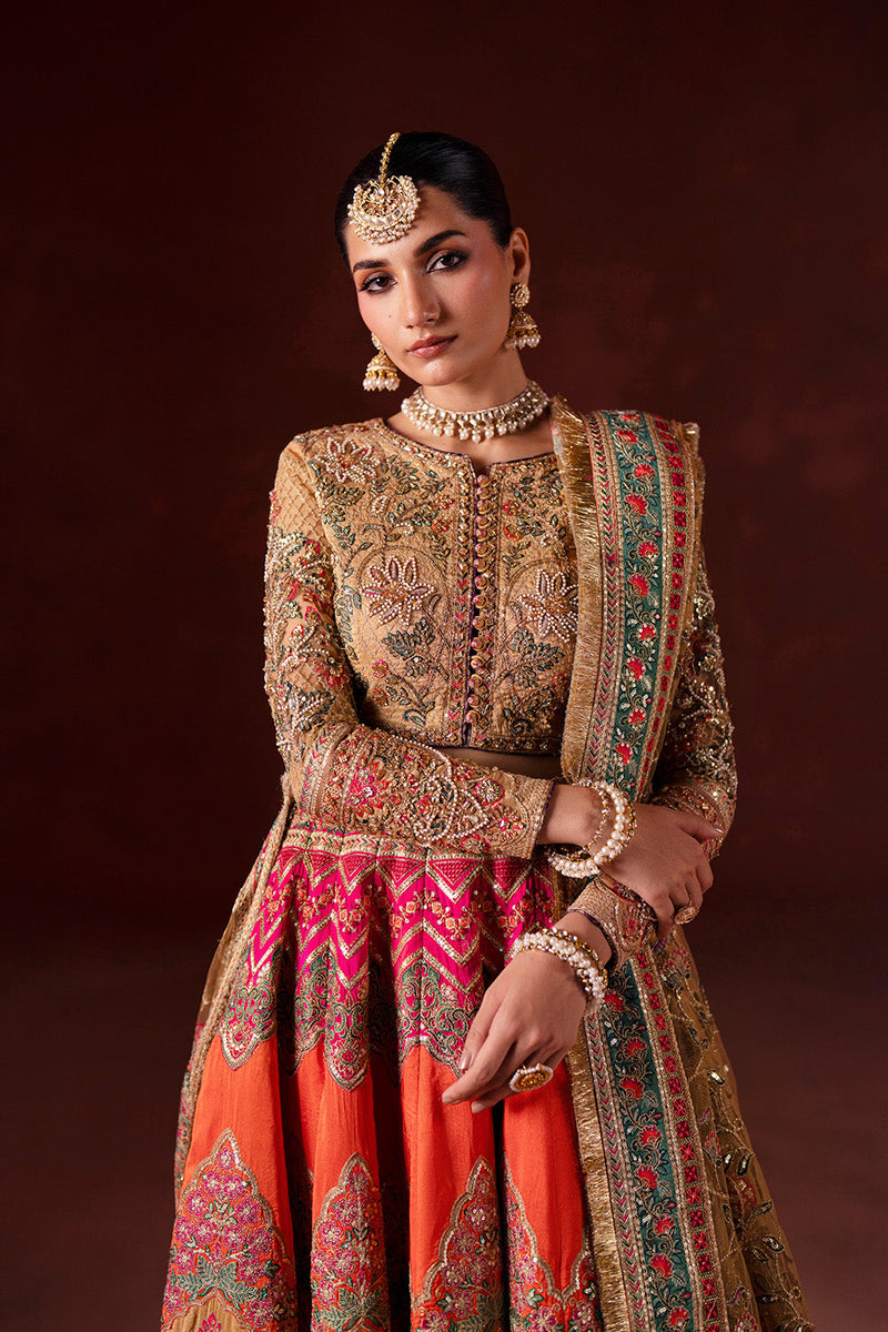 Maryum N Maria | Luxury Silk | RUNG DE BASANTI - MSS5904 by Maryum N Maria - Designer Dress  - Type : Ladies Clothes - Available at Libayah - 100% Original 