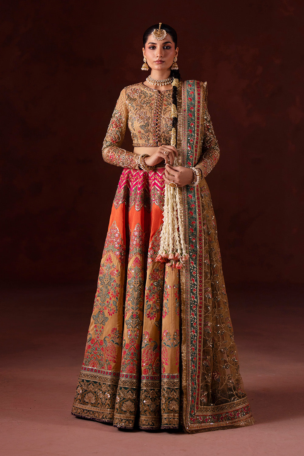 Maryum N Maria | Luxury Silk | RUNG DE BASANTI - MSS5904 by Maryum N Maria - Designer Dress  - Type : Ladies Clothes - Available at Libayah - 100% Original 