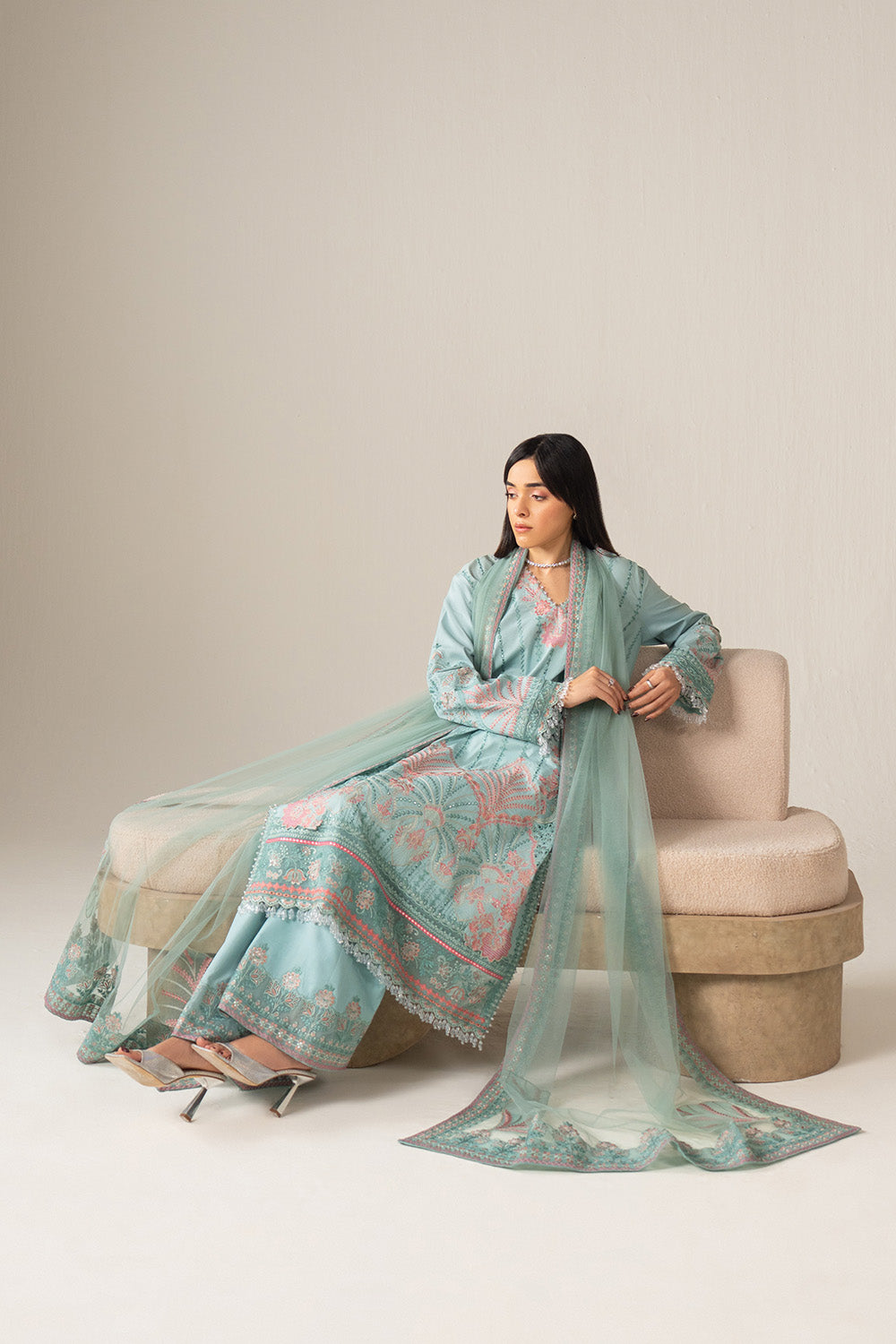 Maryum N Maria | The Eid Affair | BANIN - MSS6368 by Maryum N Maria - Designer Dress  - Type : Ladies Clothes - Available at Libayah - 100% Original 