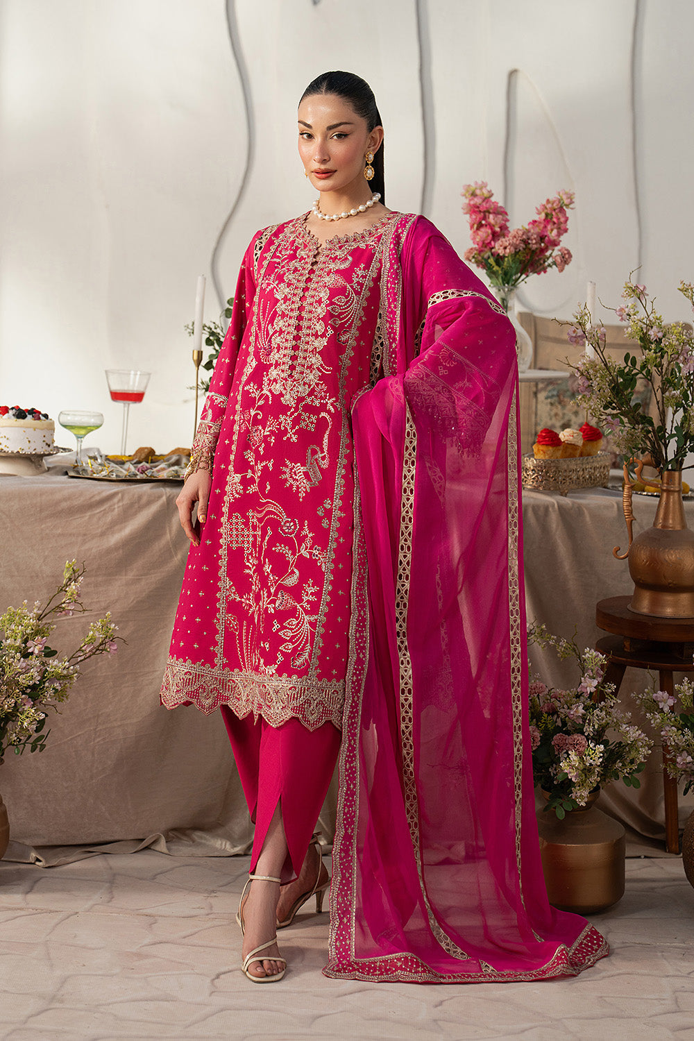 Maryum N Maria | The Eid Affair |SHAMS - MSS6373 by Maryum N Maria - Designer Dress  - Type : Ladies Clothes - Available at Libayah - 100% Original 
