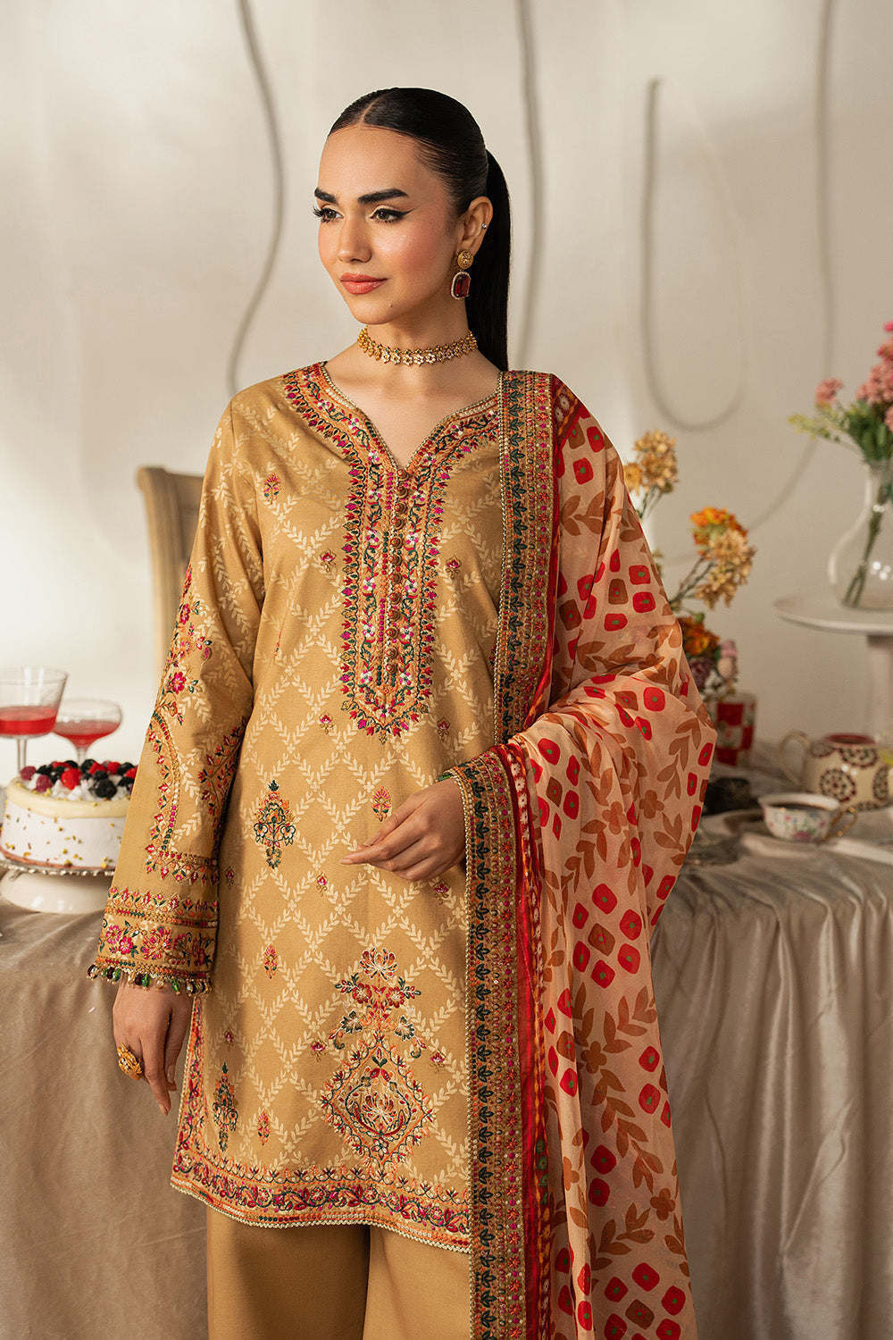 Maryum N Maria | The Eid Affair | WIJDAN - MSS6383 by Maryum N Maria - Designer Dress  - Type : Ladies Clothes - Available at Libayah - 100% Original 