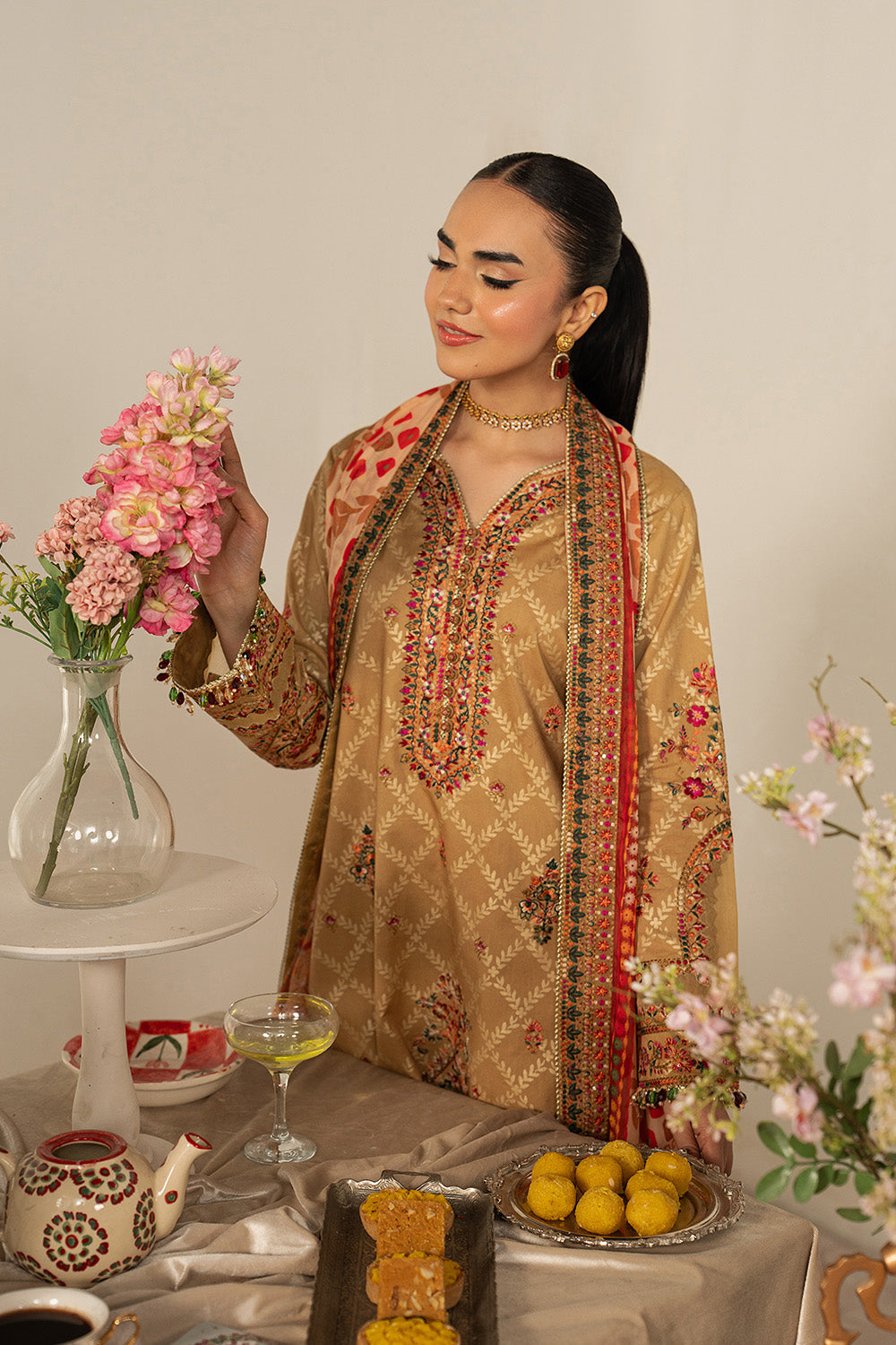 Maryum N Maria | The Eid Affair | WIJDAN - MSS6383 by Maryum N Maria - Designer Dress  - Type : Ladies Clothes - Available at Libayah - 100% Original 