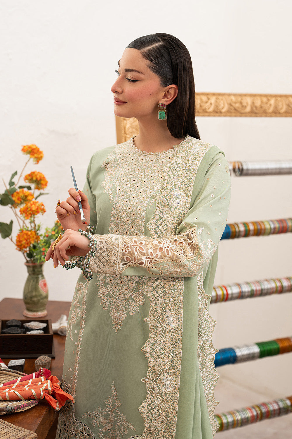 Maryum N Maria | The Eid Affair | YAQEEN - MSS6384 by Maryum N Maria - Designer Dress  - Type : Ladies Clothes - Available at Libayah - 100% Original 