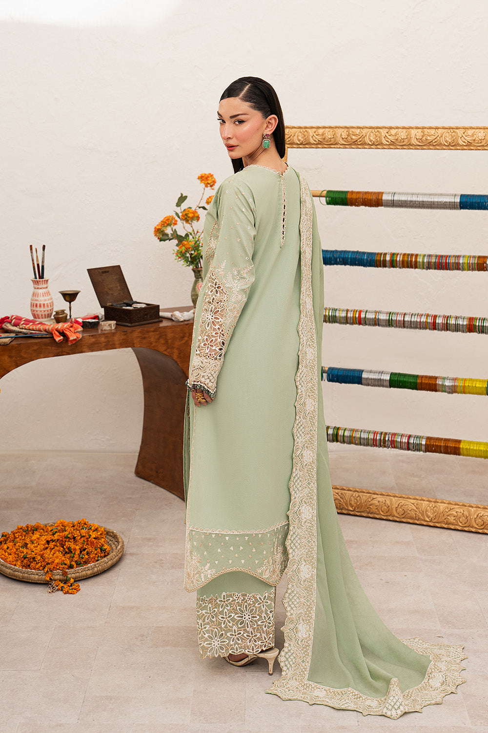Maryum N Maria | The Eid Affair | YAQEEN - MSS6384 by Maryum N Maria - Designer Dress  - Type : Ladies Clothes - Available at Libayah - 100% Original 