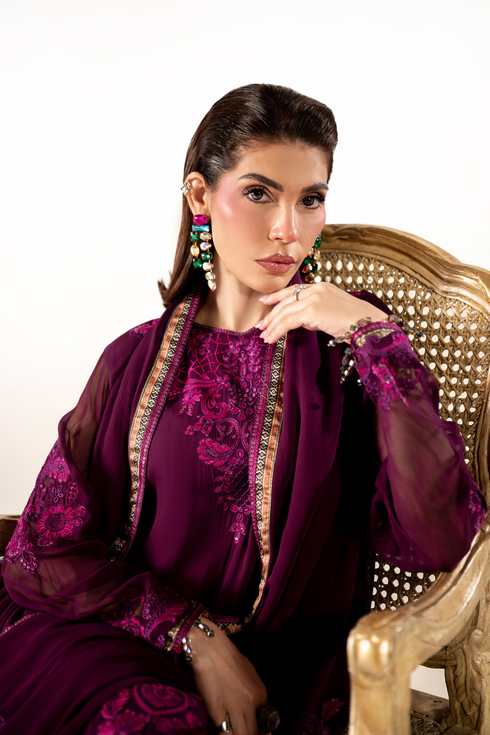 Maryum N Maria | Clestine Luxe Pret | ELAROSE by Maryum n Maria - Designer Dress  - Type : Ladies Clothes - Available at Libayah - 100% Original 