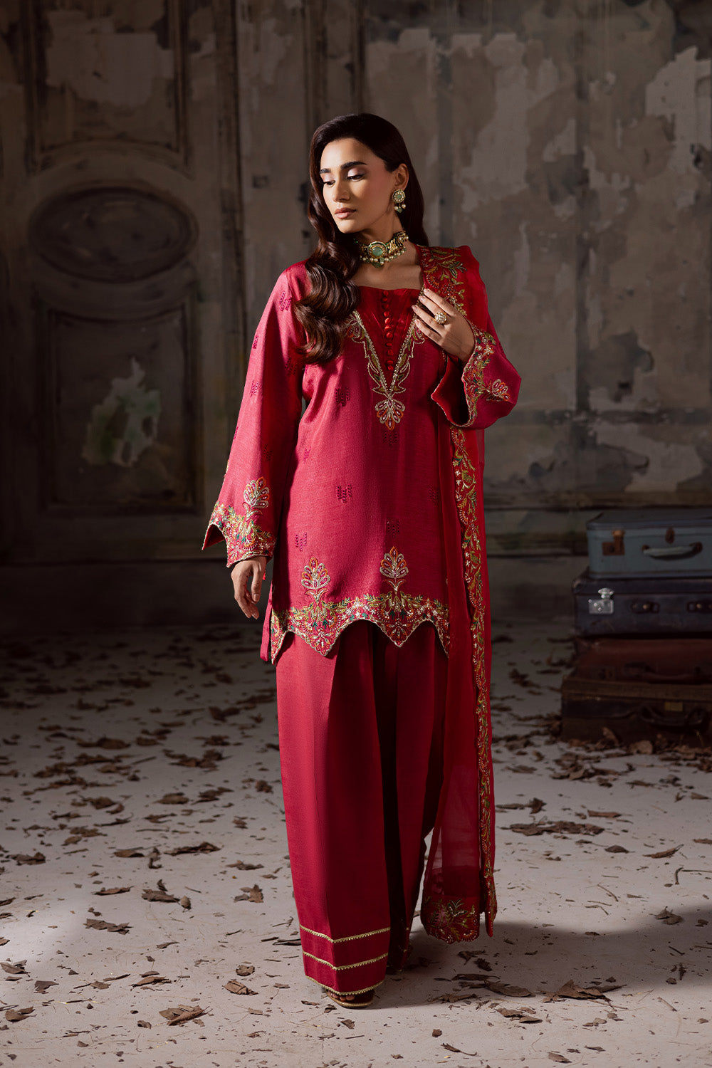 ALEEN - MSS5836 – authentic Pakistani dress from the Maryum N Maria Zarq Festive collection for women in the UK