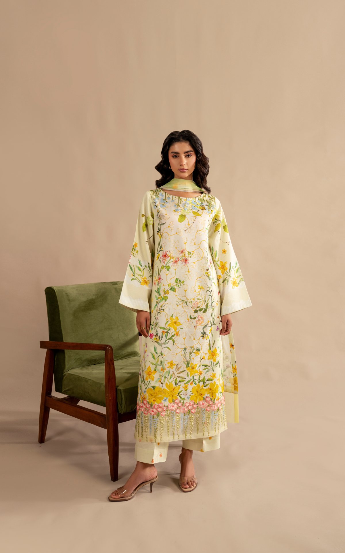 Asifa and Nabeel | Meraki SUmmer 26 | Orchid MSSL-01 by Asifa and Nabeel - Designer Dress - Type : Luxury Dress - Available at Libayah - 100% Original